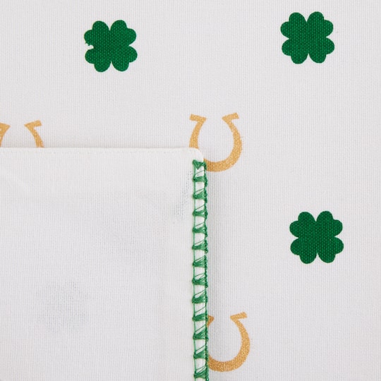 DII® Clover Horseshoe Printed Placemats, 4ct.